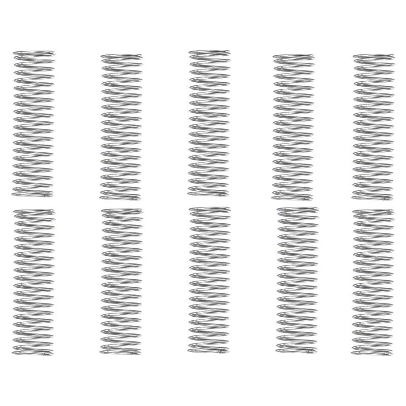 MACHSWON Compressed Spring for Furniture Screen Doors Lawn Mowers Repair Projects Stainless Steel Compression Spring 14mm OD 1mm Wire Size 35mm Free Length 10pcs