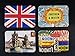 London Refrigerator Magnets Set of 24 United Kingdom England Souvenirs Magnetic Fridge Magnet Home Decoration Accessories Arts Crafts