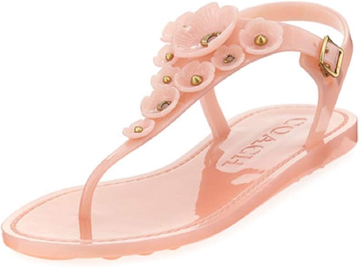 coach jelly flip flops