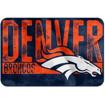 The Northwest Company NFL Denver Broncos Embossed Memory Foam Rug, One Size, Multicolor