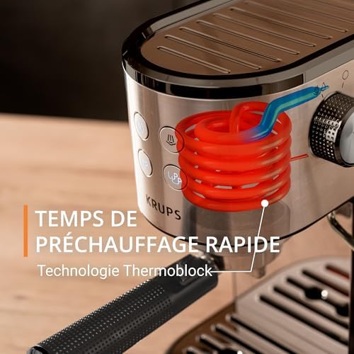 - Virtuoso Essential Machine expresso compacte Silver - 15 bars