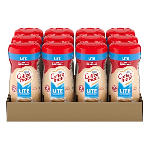 Nestle Coffee Mate Coffee Creamer, Original Lite, Non Dairy Powder