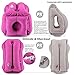 Air Cushion Pillow, Homecube Multifunctional Inflatable Travel Pillow Large Neck Pillow with Full Body and Head Support for Airplanes, Trains, Office Sleep Napping Pillow, Soft PVC Flocking (Rose Red)