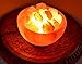 Whiteswade Himalayan Salt Lamp Signature 'Rumeisa Firebowl' with Salt Chips, 6ft UL-Approved Dimmer Switch and Bulb. Authentic Himalayan Crystal Rock. Popular Feng Shui Décor.