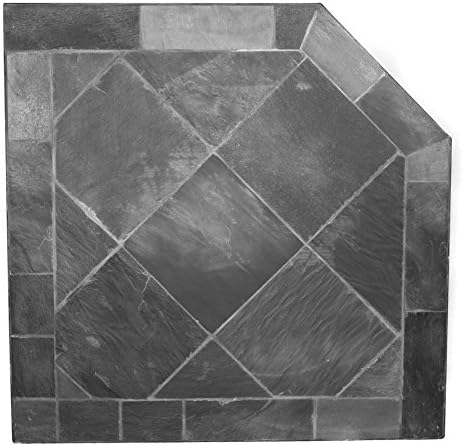 Corner Pad Slate Stone in Black