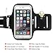 iphone 6S Armband, USmile Premium Sports Armband with Reflective Strip + Key Holder for Running, Jogging, Fitness & Workout, Smartphone Armband Case for iphone 6S/6/SE/5S, Samsung Galaxy S6 Edge/6/5/4