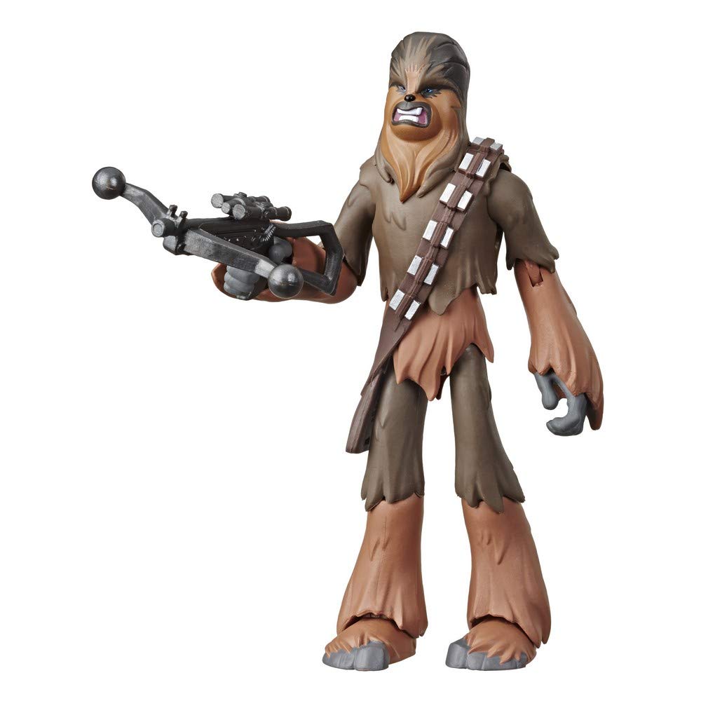 Star Wars Galaxy of Adventures The Rise of Skywalker Chewbacca 5-Inch-Scale Action Figure Toy with Fun Action Move