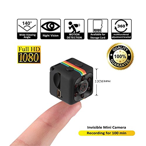 Crazepony Mini Camera SQ11 HD Camcorder 3.6mm Night Vision FOV140 1080P Sports Mini DV Video Recorder