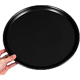 Pizza Tray-Pan - 12-Inch Pizza Pan for Oven or Microwave, Ideal for Baking, Reheating, Freezing, Non-Stick Aluminum Oven Accessories