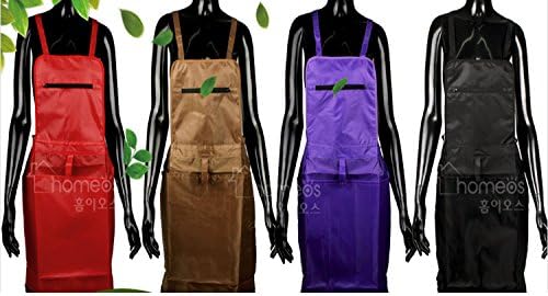 HOMEOS Easily! Comfortable! The Garden apron for the harvesting fruit, vegetable. Easy collecting the harvested fruit from a bottom zipper [Navy]