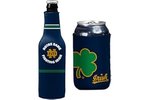 KOLDER College Team Color Logo Can & Bottle Holder Insulator Beverage Cooler Set