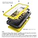 Beasyjoy for iPhone 7 Plus 8 Plus Metal Case, Waterproof Heavy Duty Rugged Military Grade Defender Case, Yellow