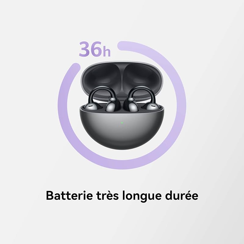 FreeClip écouteurs, écouteurs sans Fil, IP54, Noir