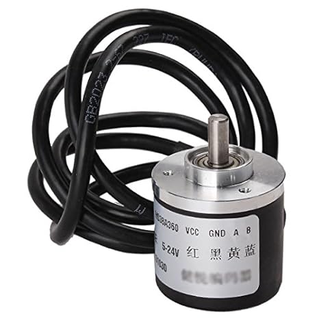 6mm Shaft 360P/R Incremental Rotary Encoder AB 2-Phase DC5-24V - - Amazon.com