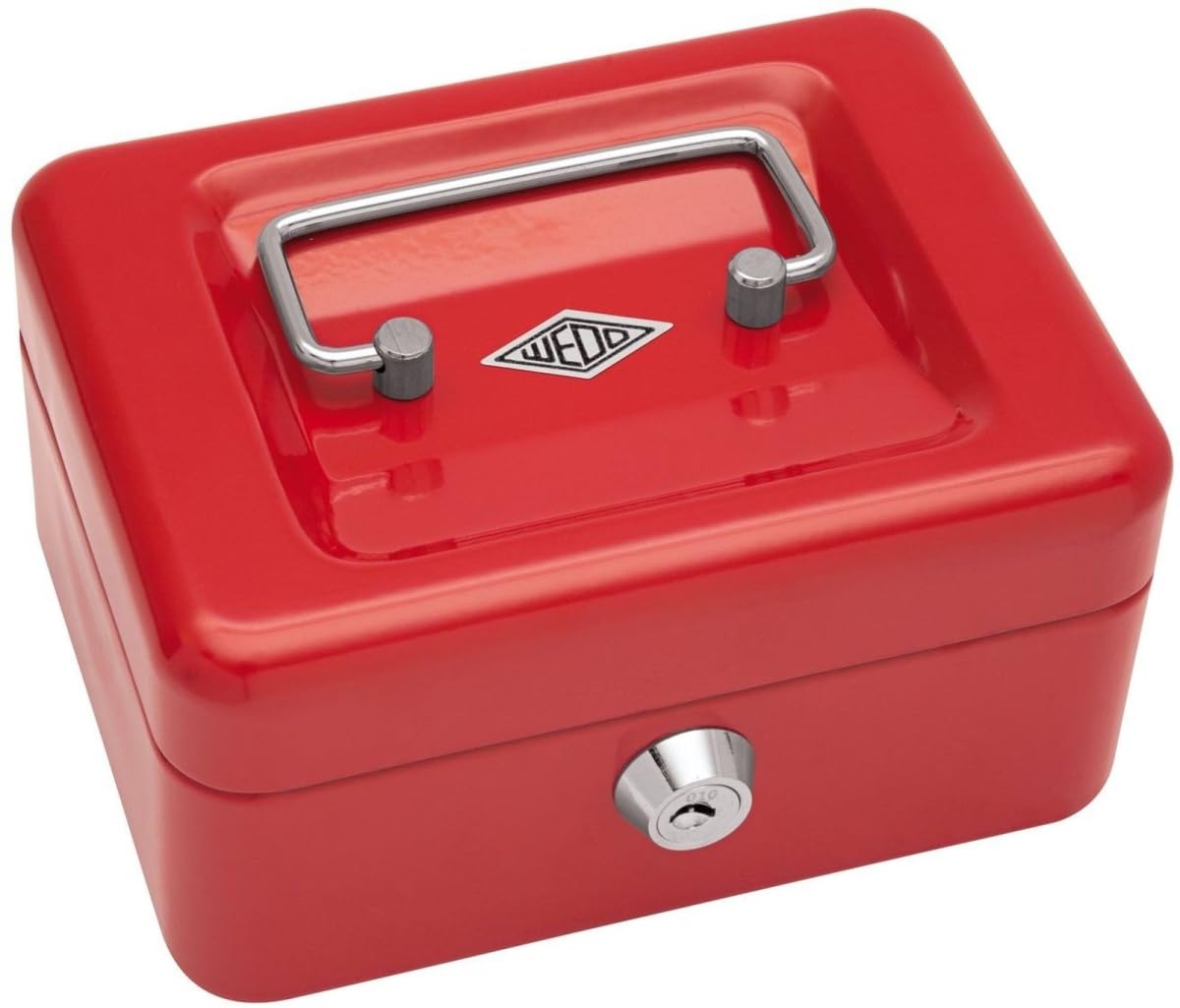 Wedo 145 102X Cash Box in Red Size 1-15.2 x 11.5 x 8.0 cms.