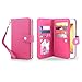 Gear Beast Flip Cover Dual Folio Case fits iPhone 8/7 Wallet Case Slim Protective PU Leather Case 7 Slot Card Holder Including ID Holder 2 Inner Pockets Stand Feature Wristlet for Men and Women
