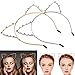 ETEREAUTY Cat Ears Headband for Women Girls, Party Daily Decoration and Cosplay Costume 2 Pieces