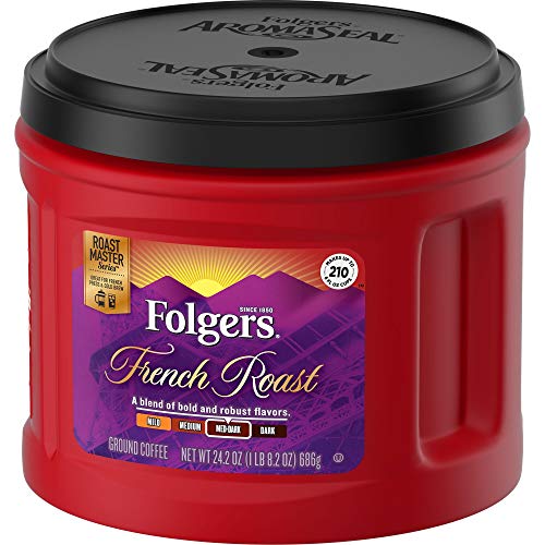 Folgers French Roast Ground Coffee, MediumDark Roast, 24.2 Ounce (1