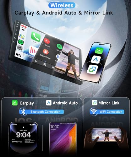 6G+128G 8 Cores Rimoody Car Radio for Renault Megane 3 2009-2014 9'' Touch Screen Android Stereo Auto with Carplay Android Auto Wireless Mirror Link Bluetooth FM/RDS/EQ/DSP WiFi GPS SWC Reversing Camera