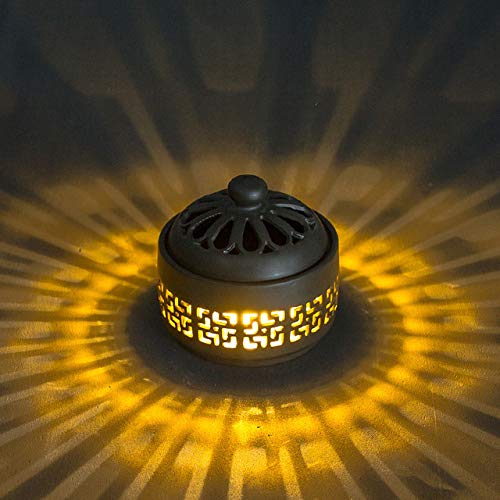 XinXu Incense Burner, Coil Incense Holder Ceramic Censer Incense Burner Holder for Home Decoration Tea Ceremony - Thumbnail 4