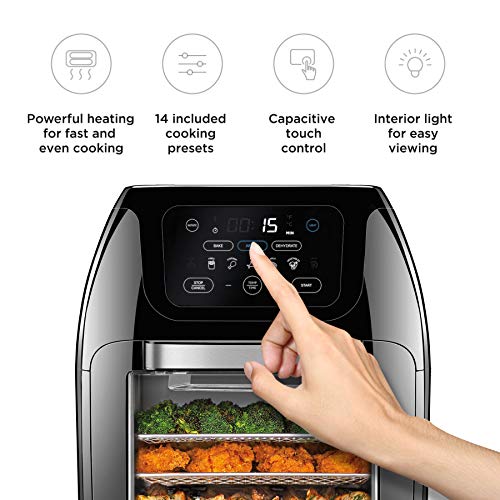 Chefman Multifunctional Digital Air Fryer+ Rotisserie, Dehydrator