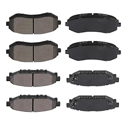 cciyu D929 D1114 Front & Rear Disc Brake Pads Kit