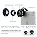 Vinsic Camera Lens, Universal Detachable 180°Fish Eye Lens Wide Angle Lens Micro Lens 3 in 1 Camera Lens Kits for iPhone ipad with 2 Clips