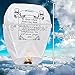 Sky Delight Memory Paper Chinese Sky Flying Floating Lantern, Pack of 10, White