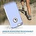 ULAK iPhone 6 Plus Case, Slim Sugar Candy Anti-Slip Drop Protection with Shock Absorbent Hybrid PC & Silicon Case Cover Case for Apple iPhone 6 Plus / 6s Plus - Purple
