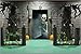 Haunted Halloween Skeleton Giant Door Decorations Goblin Dripping Blood 30 X 72 Perfect for Front, Refrigerator, Restroom or Classroom Door or Wall Posters or Window Dia de Los Muertos