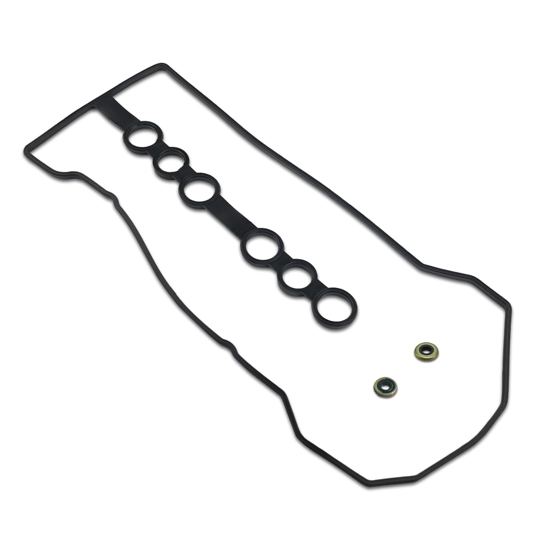 Photo 1 of HQRNYP Engine Valve Cover Gasket Set, Automotive Replacement Valve Cover Gasket Sets, Car Engine Parts Cylinder Gaskets Kit, Car Accessories Compatible with Toyota Chevy Pontiac, Replace OEM#VS50542R