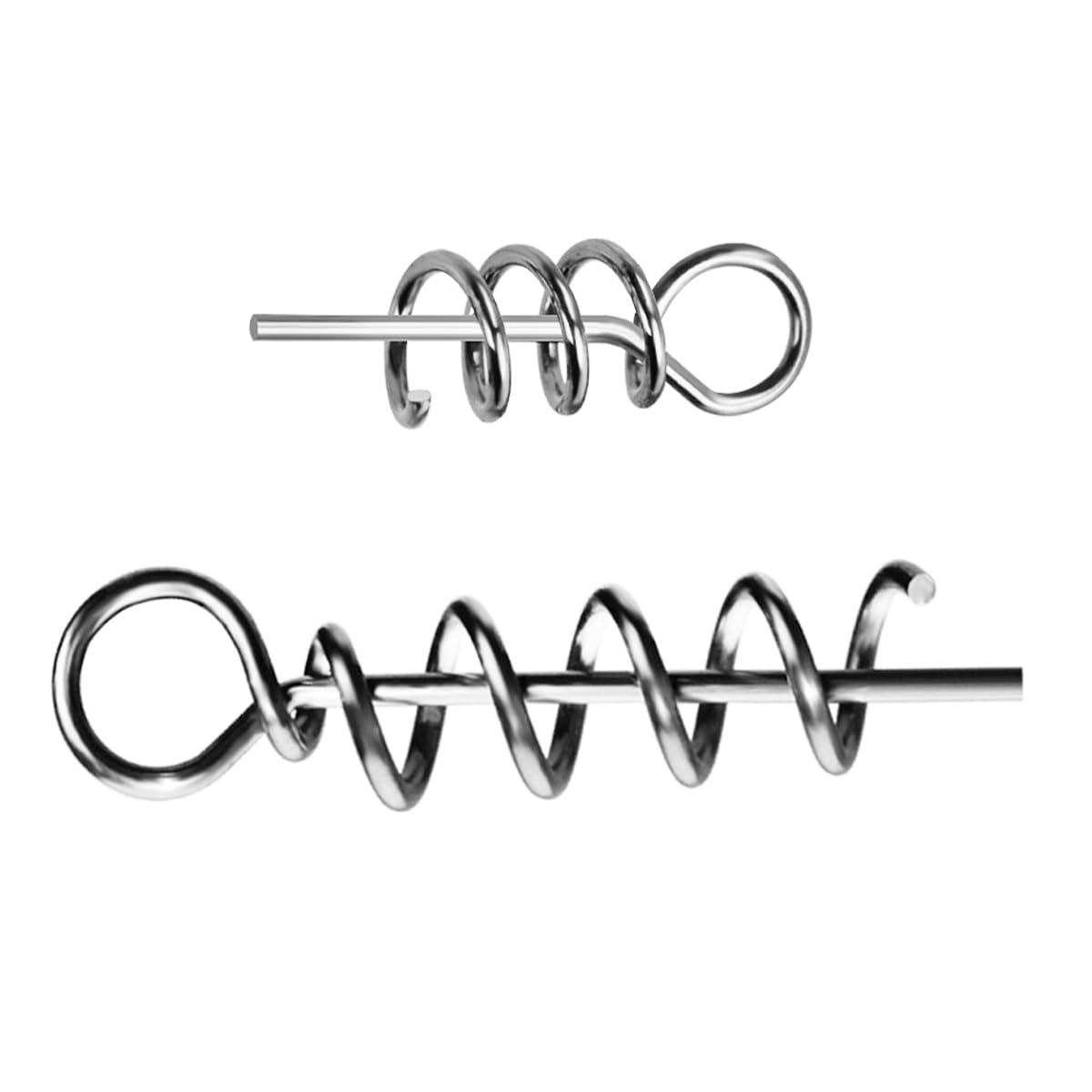 Ieron 120 Pcs 15mm/35mm Fishing Lure Pins, Fishing Bait Screws, Outdoor Fishing Crank Hook Centering Pin for Soft Lure Bait Worm Crank