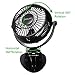 OPOLAR F801B USB Operated Clip on Fan with Two Settings and Fully Adjustable Head Personal Cooling Fan