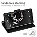 Leather Wallet Phone Case for Sony Xperia XA2 Ultra, IDOOLS Folding Flip Cases Protective Cover Strong Magnetic Closure Protector with Card Slots Kickstand (Black, 6.0