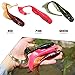 Sougayilang Soft Bait Curl Tail Grubs Fishing Lures Lifelike Worms Bait 3 Colors Pack of 10PCS