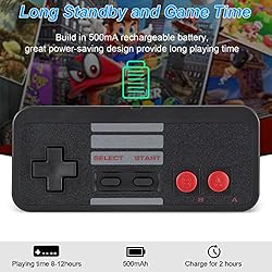 KIWITATA 2.4G Wireless USB Controller for Retro NES