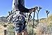 Watauga Trekking Poles (Pair) - Collapsible Ultralight Hiking Sticks with Cork / EVA Grips & Flip Locks