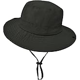 Outdoor Kids Sun Hat UPF 50+ Quick Dry Foldable Bucket Hat Lightweight Adjustable Fishing Safari Hat for Girls and Boys