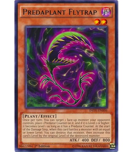 Amazon.com: YU-GI-OH! - Predaplant Moray Nepenthes (INOV-EN007