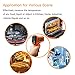 Digital Laser Infrared Thermometer,ZOTO Non Contact Temperature Gun Instant-read -58 ℉to 1472℉with LED Display K-Type Thermocouple for Kitchen Cooking BBQ Automotive and Industrial PM6530D Thermometer