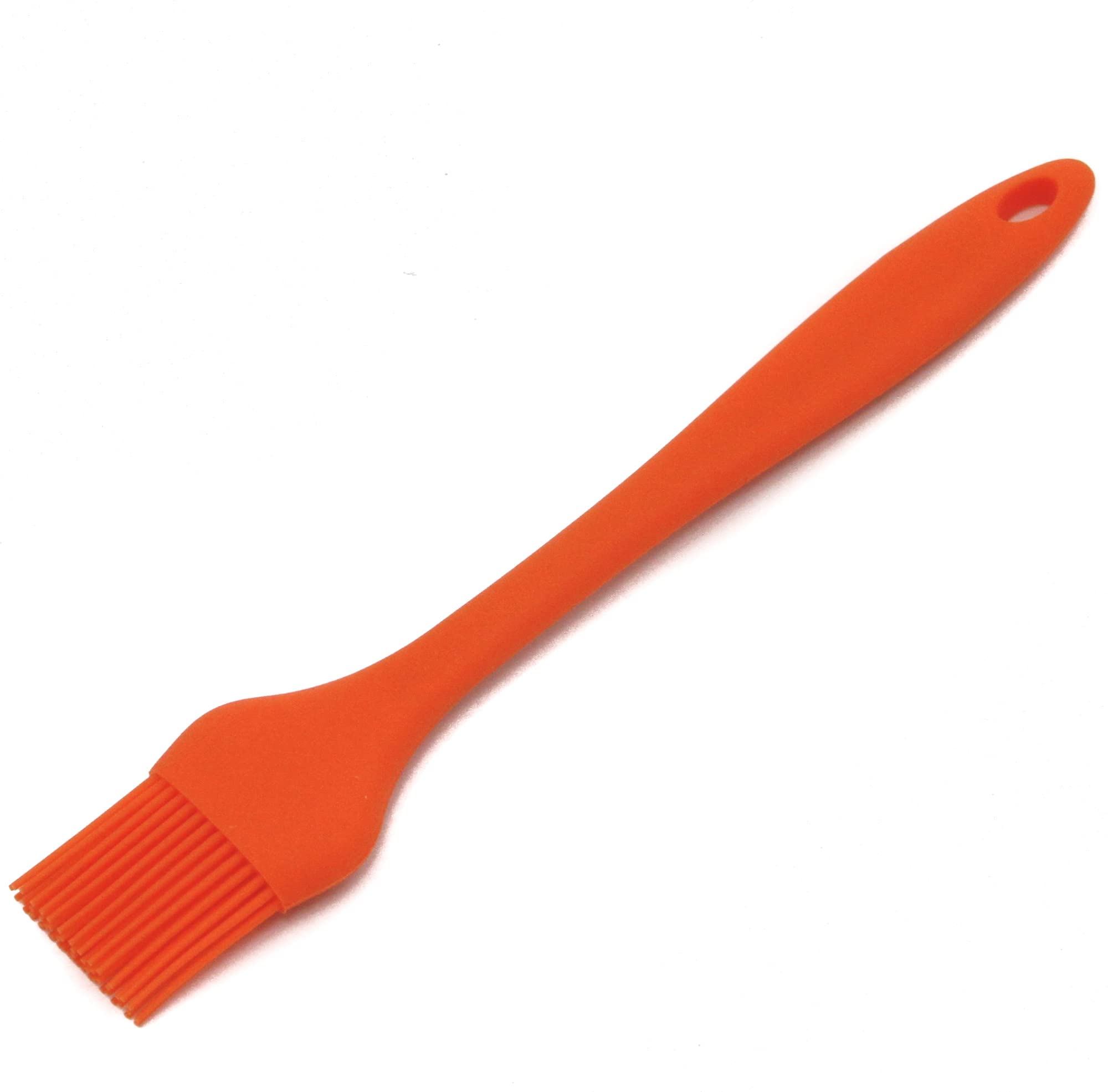 Chef Craft 13170 Premium Silicone Basting Brush, Orange