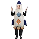 PGOND Rocket Ship Halloween Costume, Space Theme Adult