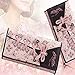 Indressme Womens RIFD Blocking Wallet Cute Pink Trifold Multi Card Slots wallet