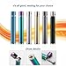 Navpeak Long Strip Refillable Butane Gas Cigarette Lighter Wheel Fire Starter for Men&Women (Butane Not Included) (Silver)