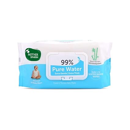 mother sparsh water wipes