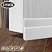 3 Pack Door Draft Stopper Under Door Seal for Exterior/Interior Doors, Door Sweep Strip Under Door Draft Blocker, Soundproof Door Bottom Weather Stripping, 2