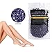 Hair Removal Hard Wax Beans, LuckyFine Body Wax Beans Depilatory Wax Beans Painless Lavender Wax Full Body Bikini Wax for Women Men Purple