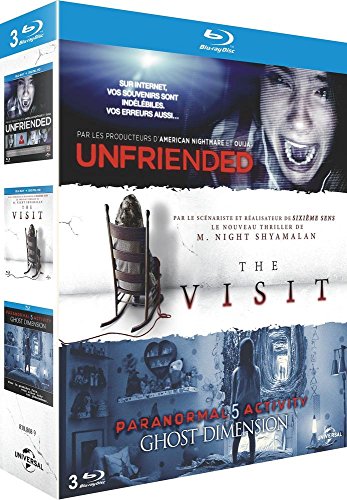 Coffret Horreur : The Visit + Unfriended + Paranormal Activity 5 Ghost Dimension - Pack - Blu-Ray