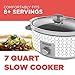 Black & Decker SC1007D Slow Cooker, 7 Quart, Geometric Cream