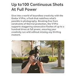 GODOX V1 PRO S 2.4G Wireless Camera Flash 1/8000s